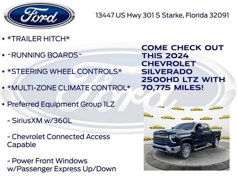 Used 2024 Chevrolet Silverado 2500 LTZ w/ LTZ Plus Package AWD/4WD image 15
