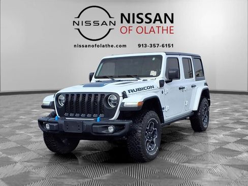 Used 2022 Jeep Wrangler Unlimited Rubicon 4xe w/ Steel Bumper Group image 1