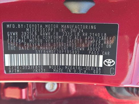 Used 2024 Toyota Corolla LE FWD image 23
