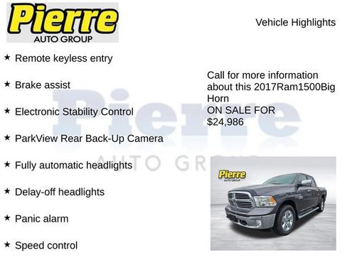 Used 2017 RAM 1500 Big Horn AWD/4WD image 13