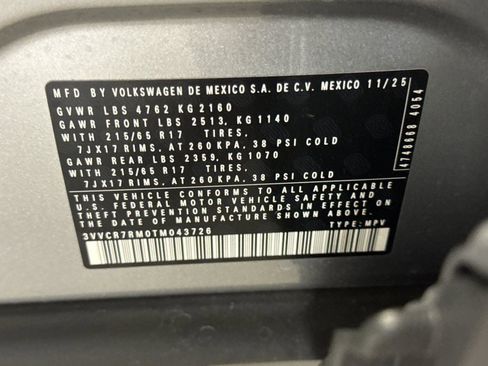 New 2026 Volkswagen Tiguan S image 27