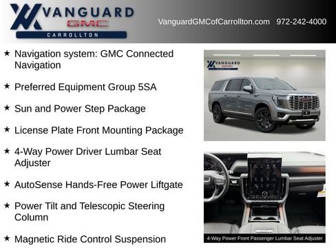 New 2026 GMC Yukon XL Denali w/ Sun & Power Step Package AWD/4WD image 6