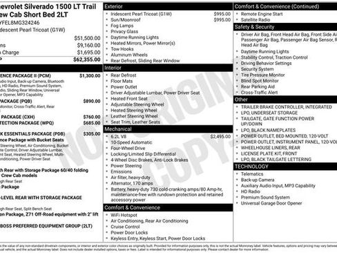 Used 2021 Chevrolet Silverado 1500 LT Trail Boss w/ Convenience Package II AWD/4WD image 20