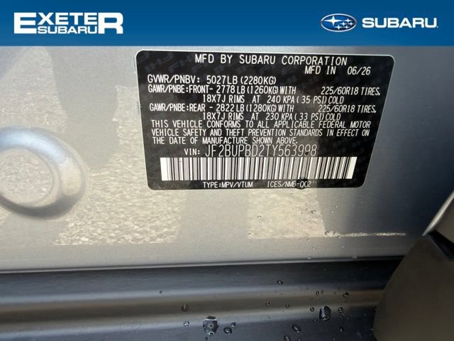 New 2026 Subaru Outback Premium AWD/4WD image 17