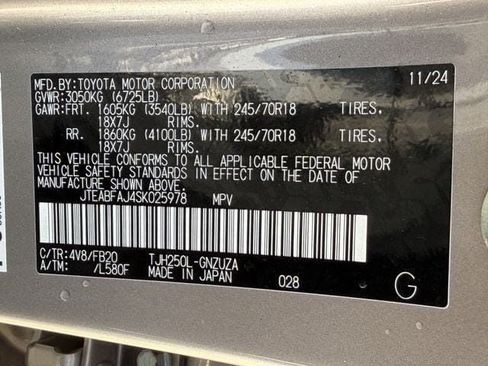 Certified 2025 Toyota Land Cruiser 1958 AWD/4WD image 32