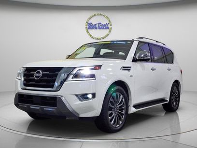 Used 2021 Nissan Armada Platinum w/ Captain's Chairs Package