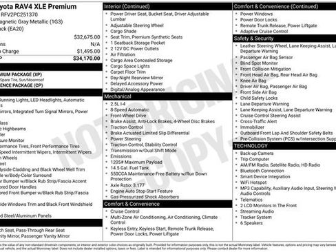 Used 2023 Toyota RAV4 XLE Premium FWD image 3
