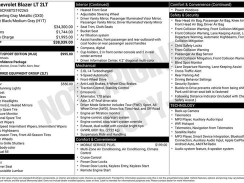 New 2026 Chevrolet Blazer LT w/ Midnight/Sport Edition FWD image 19