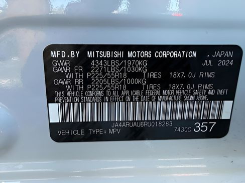 Used 2024 Mitsubishi Outlander Sport Ralliart AWD/4WD image 30
