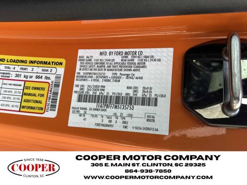 Used 2021 Ford Mustang GT Premium RWD image 27
