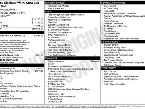 Used 2022 Jeep Gladiator Willys image 1