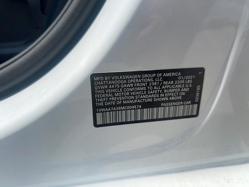 Used 2021 Volkswagen Passat 2.0T S FWD image 6