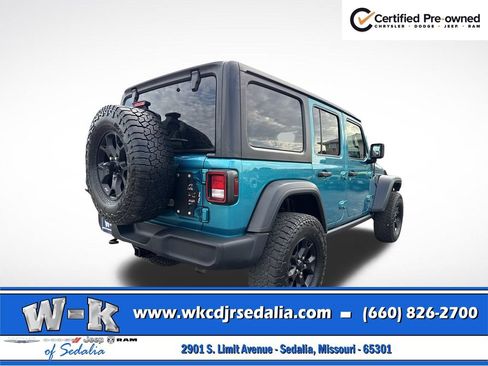 Certified 2020 Jeep Wrangler Unlimited Sport AWD/4WD image 8