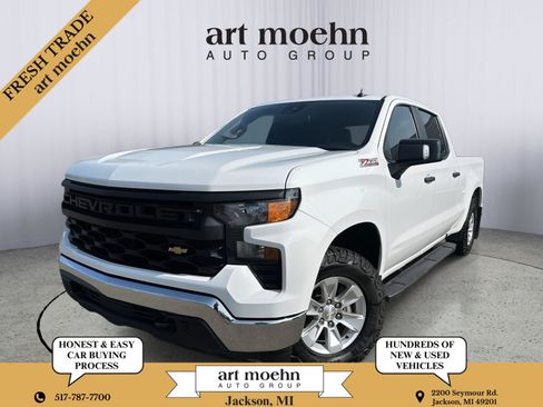 Used 2023 Chevrolet Silverado 1500 W/T w/ WT Safety Package AWD/4WD image 1