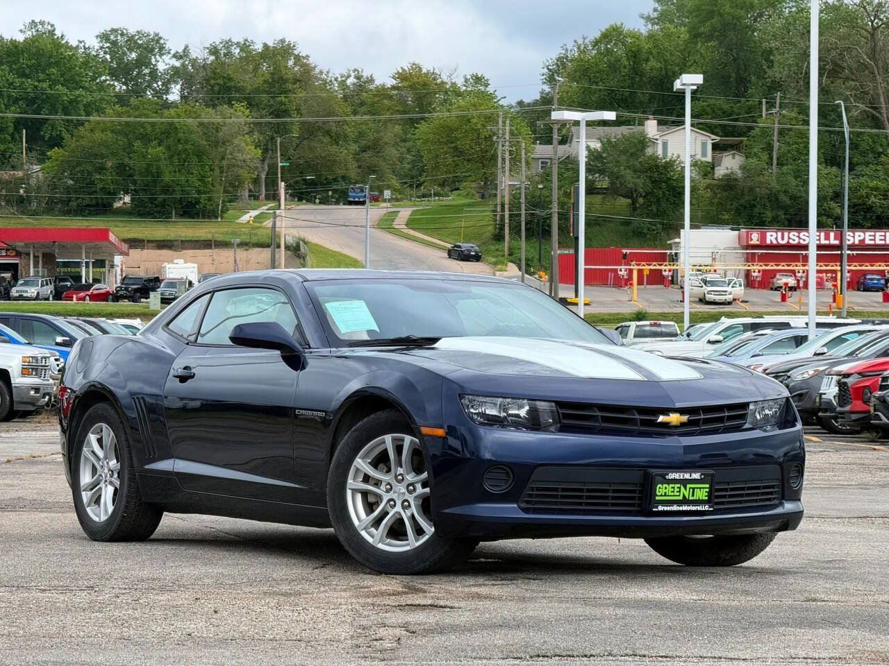 Used 2015 Chevrolet Camaro LS w/ White Rally Stripe Package RWD image 1