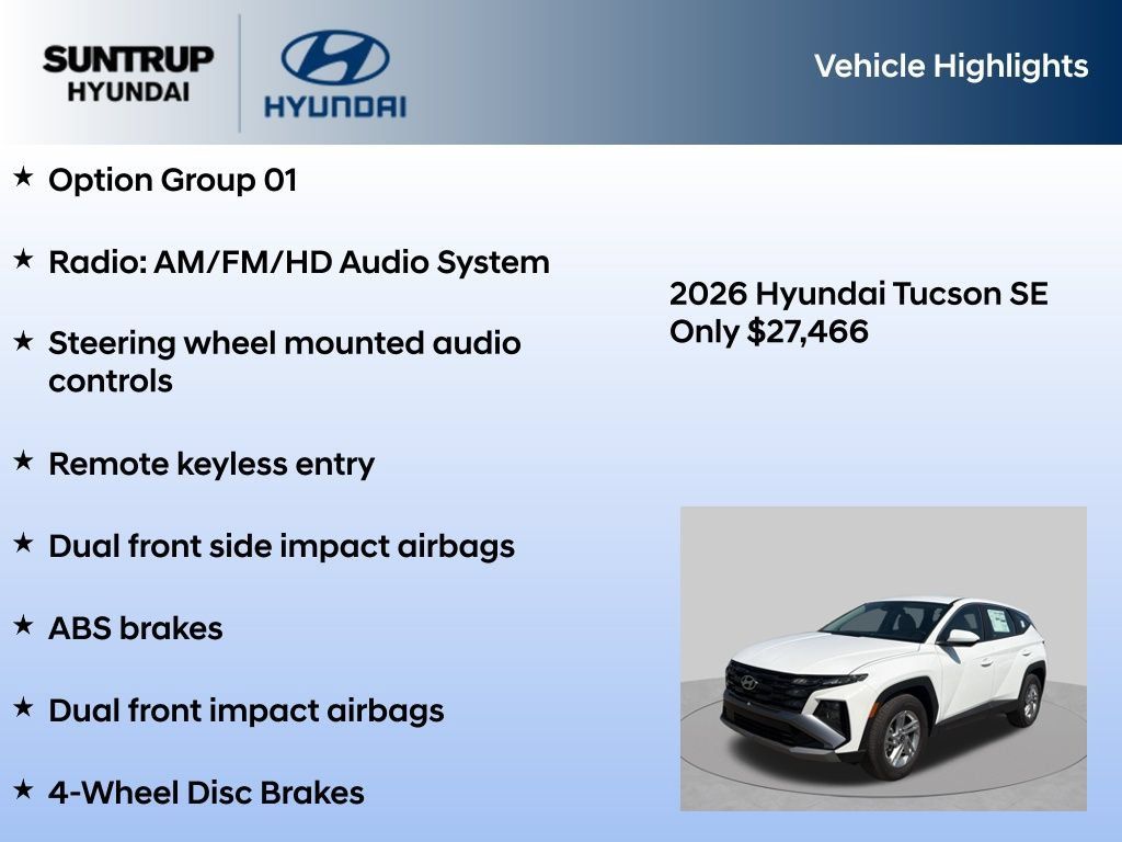 New 2026 Hyundai Tucson SE FWD image 7