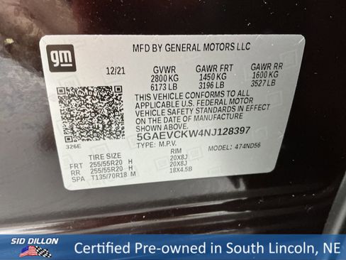 Used 2022 Buick Enclave Avenir w/ Avenir Technology Package image 15