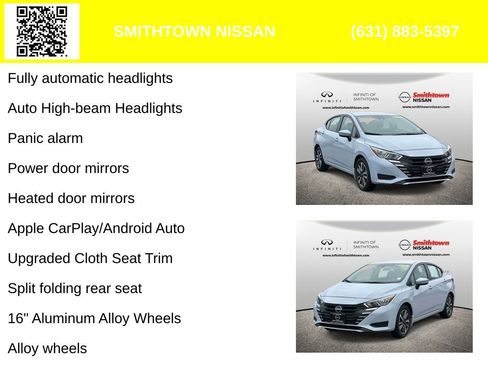 Used 2024 Nissan Versa SV w/ Trunk Package FWD image 6