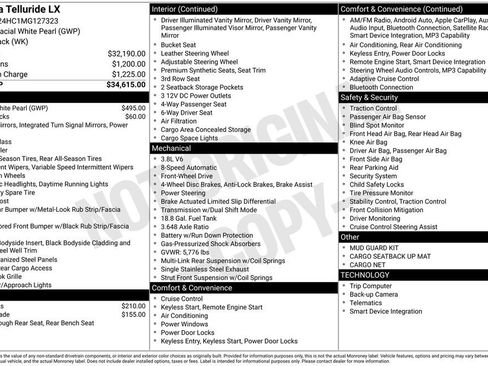 Used 2021 Kia Telluride LX image 28