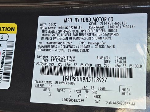 Used 2022 Ford Mustang Premium image 35