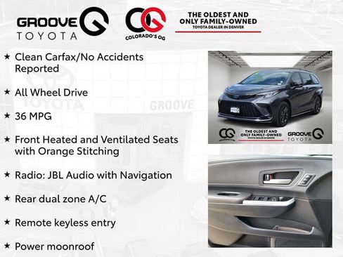 Used 2025 Toyota Sienna XSE w/ XSE Premium Package AWD/4WD image 4