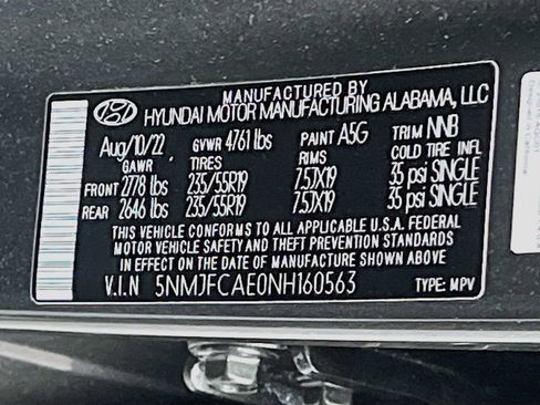 Used 2022 Hyundai Tucson SEL w/ Convenience Package AWD/4WD image 32