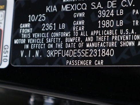 New 2025 Kia K4 EX image 40