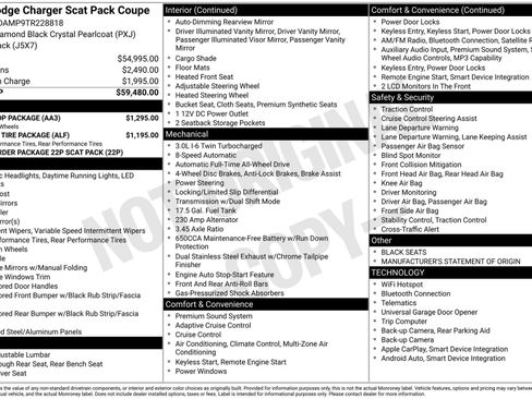 New 2026 Dodge Charger Scat Pack w/ Blacktop Package AWD/4WD image 38