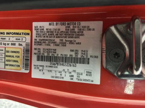 Used 2016 Ford Mustang Coupe w/ Wheel & Stripe Package RWD image 26