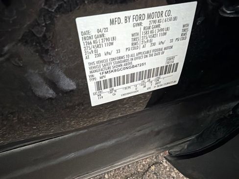 Used 2022 Ford Explorer ST w/ Equipment Group 401A AWD/4WD image 23