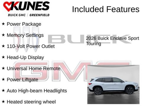 New 2026 Buick Enclave Sport Touring w/ Power Package AWD/4WD image 3