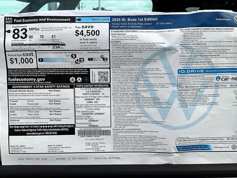 New 2025 Volkswagen ID. Buzz 1st Edition image 19