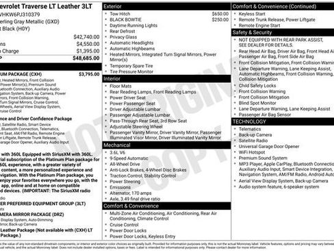 Certified 2023 Chevrolet Traverse LT w/ LT Premium Package AWD/4WD image 6