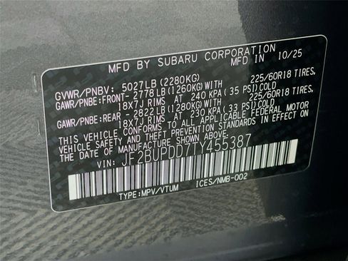 New 2026 Subaru Outback Limited image 24