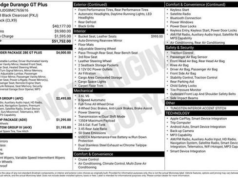 Used 2021 Dodge Durango GT AWD/4WD image 52