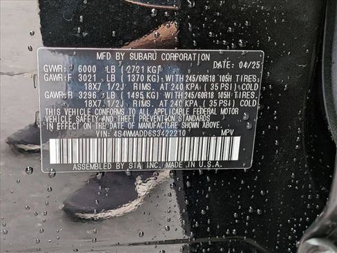 Certified 2025 Subaru Ascent Premium image 25