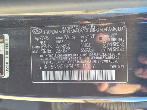 Used 2025 Hyundai Santa Fe Limited FWD image 36