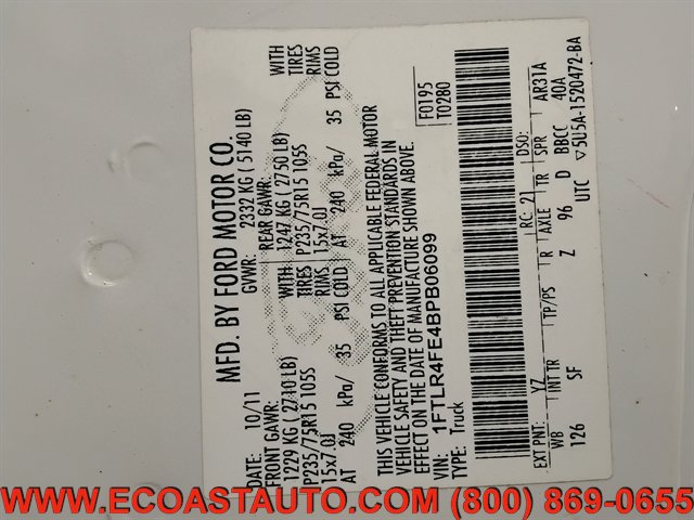 Used 2011 Ford Ranger XLT w/ Payload Pkg 2 AWD/4WD image 17