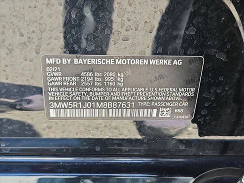 Used 2021 BMW 330i Sedan w/ Parking Assistance Package RWD image 26