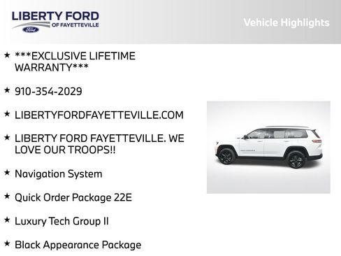 Used 2025 Jeep Grand Cherokee L Limited w/ Luxury Tech Group II image 5