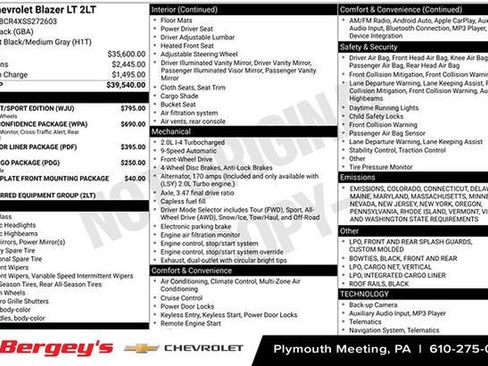 New 2025 Chevrolet Blazer LT w/ Midnight/Sport Edition image 29