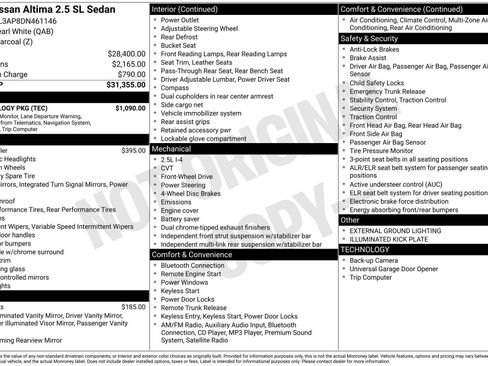 Used 2013 Nissan Altima 2.5 SL w/ Technology Pkg image 1
