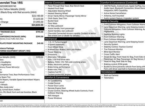 Used 2024 Chevrolet Trax RS w/ Sunroof Package image 37