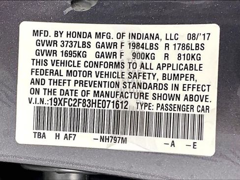 Used 2017 Honda Civic EX image 32