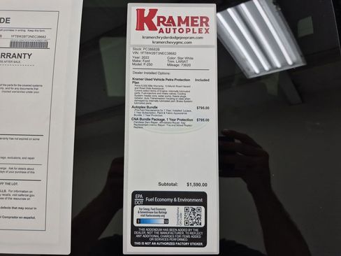 Used 2022 Ford F250 Lariat w/ Lariat Ultimate Package image 35