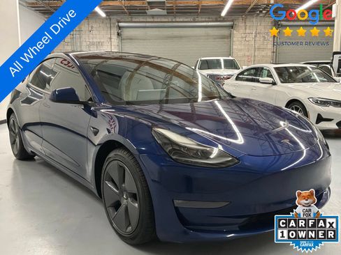 Used 2022 Tesla Model 3 Long Range AWD/4WD image 3