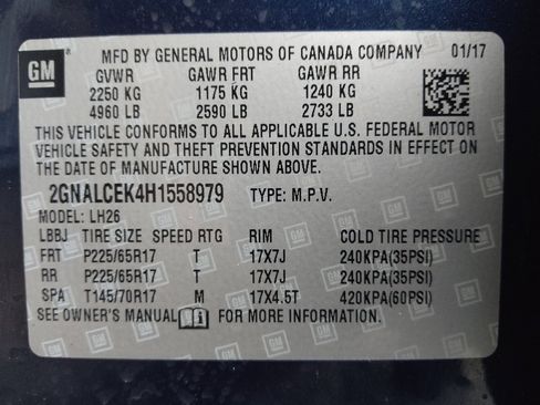 Used 2017 Chevrolet Equinox LT w/ Convenience Package image 33