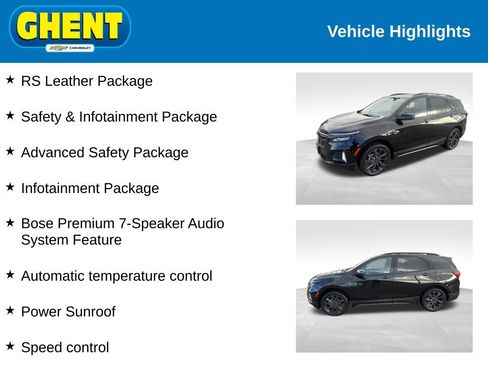 Used 2024 Chevrolet Equinox RS w/ RS Leather Package image 2