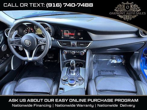 Used 2017 Alfa Romeo Giulia Ti w/ TI 19" Sport Package RWD image 16
