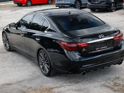 Used 2018 INFINITI Q50 Red Sport 400 w/ Sensory Package (Sport) RWD image 8